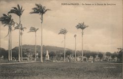 Port au Prince The Savane and the Statue of Jospehine Postcard