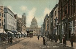 Donegall Place Belfast, Northern Ireland Postcard Postcard Postcard