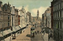 High Street Belfast, UK Ireland Postcard Postcard Postcard