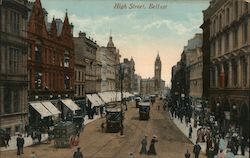 High Street, Belfast Ireland Postcard Postcard Postcard