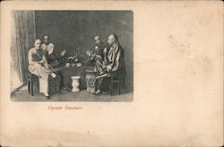 Opium Smokers Postcard