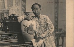 A Straits Chinese Girl Postcard