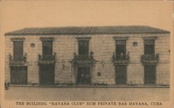 Havana Club Rum Private Bar Cuba Postcard Postcard Postcard