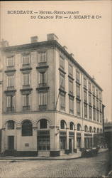 Bordeaux - Hotel-Restaurant du Cahapon Fin - J. Sicart & Cie Postcard