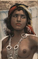 Fathma, Fille Bedouine -Types d'Orient Arab Postcard Postcard Postcard