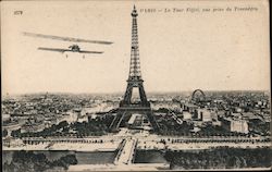 The Tour Eiffel seen from the Trocadero Postcard