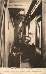 Métier de haute-lisse. - Vue intérieure Postcard