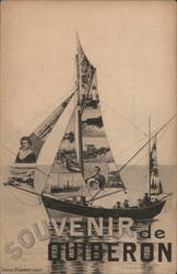 Souvenir de Quiberon Postcard