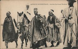 AFRIQUE OCCIDENTALE - Arrivée d'un Gran Marabout Postcard