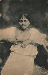 Dancing Girl, Ceylon Sri Lanka Southeast Asia Postcard Postcard Postcard