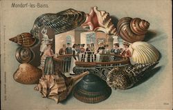 Mondorf-les-Bains Shell Border Luxembourg Postcard Postcard Postcard