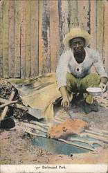 Barbecued Pork Postcard