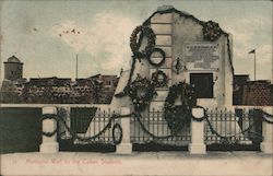 Memorial Wall to the Cuban Students Postcard