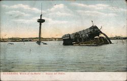Wreck of the Maine Postcard