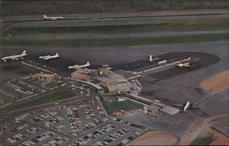 Aerial View of Charlotte Municipal AIrport North Carolina