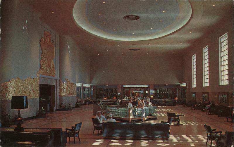 Main Lobby of Terminal Building at Greater Fort Worth International Airport Texas