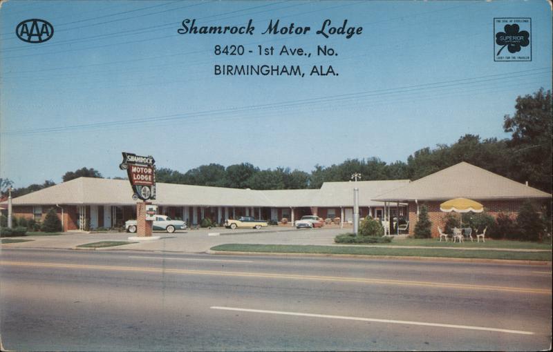 Shamrock Motor Lodge - 8420-1st Ave., No. Birmingham Alabama