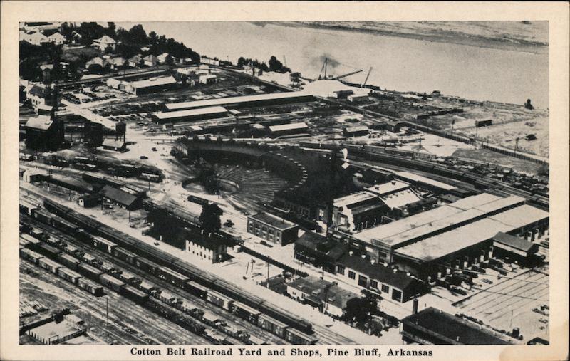Cotton Belt Railroad Yard and Shops Pine Bluff Arkansas