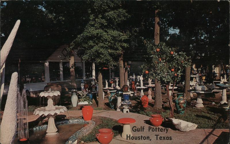 Golf Pottery Houston, TX Postcard