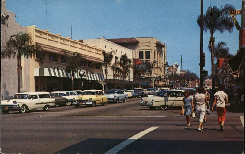 Looking East on State Street Redlands California Dave Rubinoff
