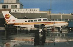Sunbird Airlines Cessna 402 Postcard