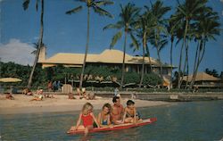 Halekulani - Hawaiian Cottage Postcard