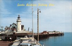 Santa Barbara Fishing Pier Postcard
