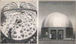 A monument to Astronomy and to Glass Postcard