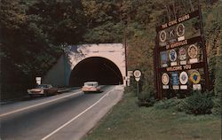 Enterance of Tunnel through Beaucatcher Mountain Asheville, NC E.L. Dupuy Postcard Postcard Postcard