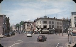 Bank Square Glens Falls, NY Postcard Postcard Postcard