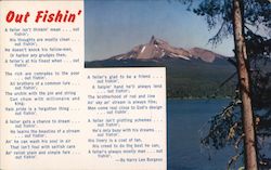 Out Fishin' Diamond Lake Postcard