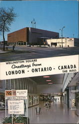 Wellington Square "The Mall"; 40 stores under one roof London, ON Canada Ontario Victor Aziz Postcard Postcard Postcard