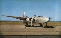 Douglas A-20G Attack Bomber Aircraft Postcard Postcard Postcard