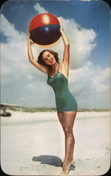 Play Ball on Florida's lovely Beacher Postcard