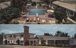 The Montgomery Motel "Facing the Atlantic Ocean" Postcard