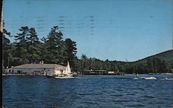 Bridgett's Landing on Lake Sunapee Postcard