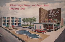 Aztec Motel Postcard