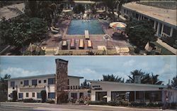 The Montgomery Motel "Facing the Atlantic Ocean" Postcard