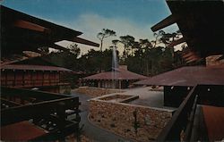 Sea Galaxy Inner Court, Asilomar Hotel and Conference Grounds Postcard