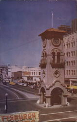 Clock Tower Bakersfield, CA Postcard Postcard Postcard