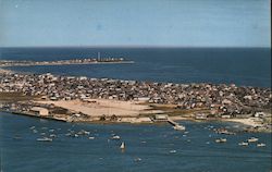 Bird's Eye View of Hampton Beach Postcard