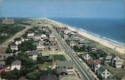 AERIAL VIEW OF VIRGINIA BEACH LOOKING NORTH Postcard