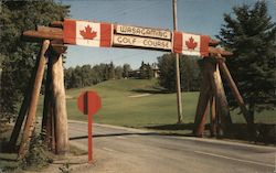 Main Entrance of The Wasagaming Golf Course Postcard