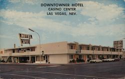 Downtowner Hoel Casino Center Postcard