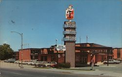 Twins Motor Hotel Postcard