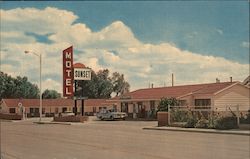 Sunset Motel Postcard