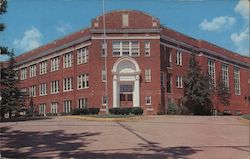 Exterior View of Rutherfordton-Spindale Central High School North Carolina Postcard Postcard Postcard