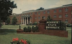 West Hall Memphis State University Postcard