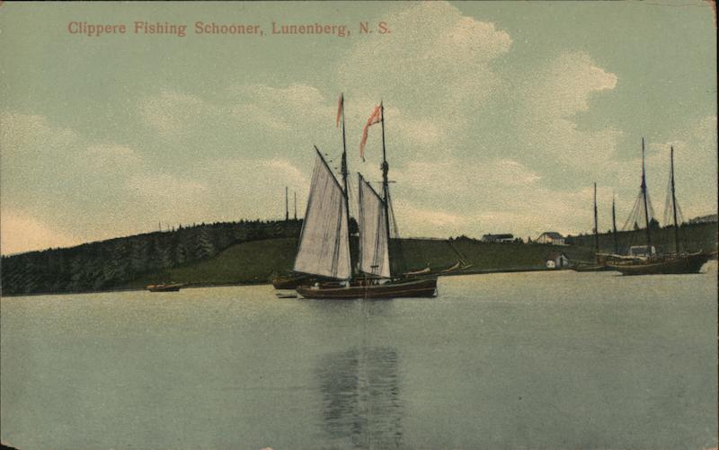 Clippere Fishing Schooner Lunenberg NS Canada Nova Scotia