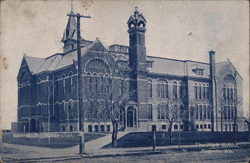 The High School Marinette Wisconsin